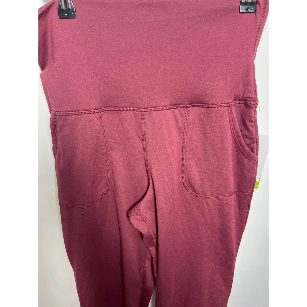 Colorful Planet Kids XL 14/16 Flare‎ Leggings and Ribbed Tee Set Maroon Dance